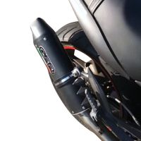 Pot echappement compatible avec Cagiva Raptor 1000 2000-2003, Furore Nero, Paire de pot d'échappement homologuées, livrées avec db killer amovible et raccords spécifiques 