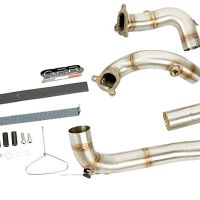GPR pot echappement compatible avec  Ktm Rc 8 R 2008-2014, New Grand Prix Evo Titanium, Homologué et légal, système d'échappement complet avec catalyseur et db killer amovible 