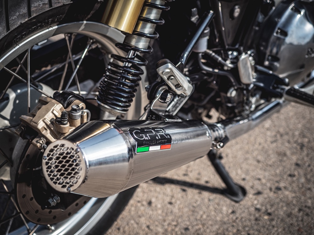 Pot echappement compatible avec Lambretta Lambretta 125 - 150 Milano 2012-2014, Ultracone lucido, Homologué et légal, système d'échappement complet avec catalyseur et db killer amovible 