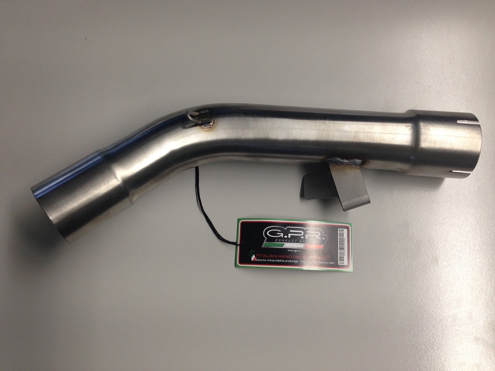 Pot echappement compatible avec Bmw R 1200 St -Rt 2003-2008, Satinox , Échappement légal, homologué,silencieux avec db killer amovible et tuyau de liaison spécifique 