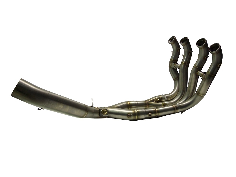 Pot echappement compatible avec Bmw S 1000 RR -M 2010-2014, M3 Titanium Natural, Homologué et légal, système d'échappement complet, avec db killer amovible 
