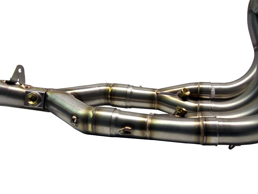 Pot echappement compatible avec Bmw S 1000 RR -M 2010-2014, M3 Titanium Natural, Homologué et légal, système d'échappement complet, avec db killer amovible 