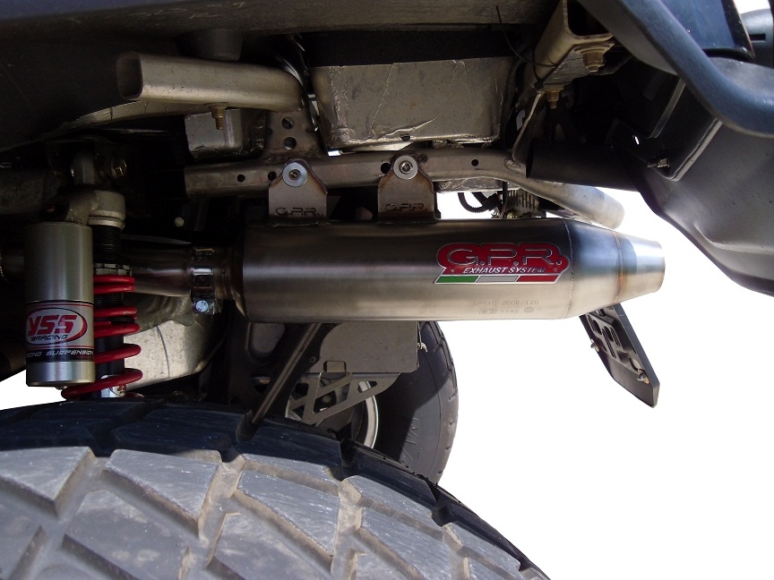 Pot echappement compatible avec Can Am Outlander 800 XMR 2012-2016, Deeptone Atv, Échappement légal, homologué,silencieux avec db killer amovible et tuyau de liaison spécifique 