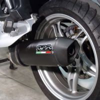 Pot echappement compatible avec Bmw R 1150 Rt 2000-2006, Furore Nero, Échappement légal, homologué,silencieux avec db killer amovible et tuyau de liaison spécifique 