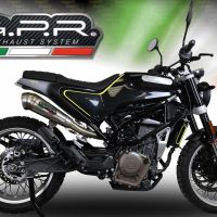 Pot echappement compatible avec Husqvarna Vitpilen 401 2018-2019, Powercone Evo, Échappement légal, homologué,silencieux avec catalyseur, db killer amovible et tuyau de liaison spécifique 