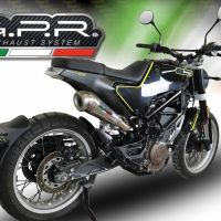 Pot echappement compatible avec Husqvarna Vitpilen 401 2018-2019, Powercone Evo, Échappement légal, homologué,silencieux avec catalyseur, db killer amovible et tuyau de liaison spécifique 