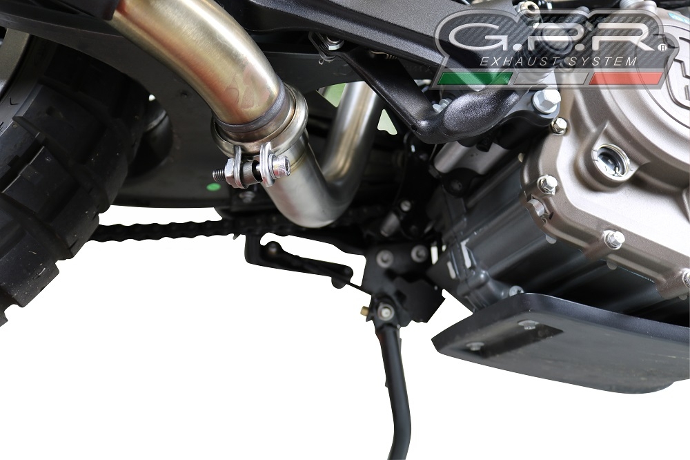 Pot echappement compatible avec Husqvarna Vitpilen 401 2018-2019, Decatalizzatore, Suppresseur de cataliseu, décatalyseurr, article sans homologation 
