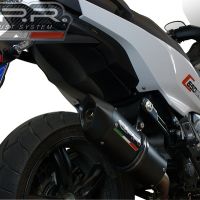 Pot echappement compatible avec Bmw C 650 Sport 2016-2020, Furore Evo4 Nero, Échappement légal, homologué,silencieux avec db killer amovible et tuyau de liaison spécifique 