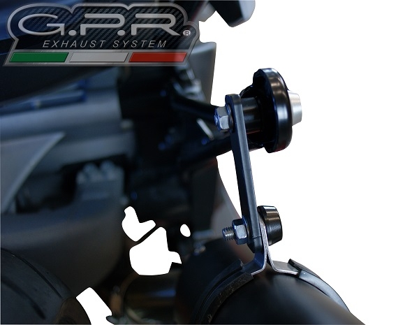 Pot echappement compatible avec Bmw C 650 Sport 2016-2020, Furore Evo4 Nero, Échappement légal, homologué,silencieux avec db killer amovible et tuyau de liaison spécifique 