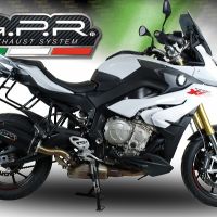 Pot echappement compatible avec Bmw S 1000 XR -M 2017-2019, Furore Evo4 Nero, Échappement légal, homologué,silencieux avec db killer amovible et tuyau de liaison spécifique 