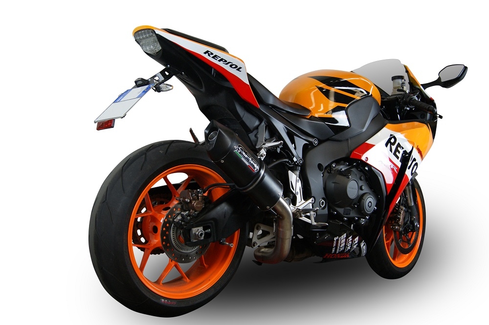 Pot echappement compatible avec Honda Cbr 1000 Rr 2014-2016, Furore Nero, Pot échappement racing, avec les tuyaux de liaison, article sans homologation 