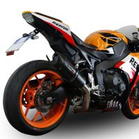 Pot echappement compatible avec Honda Cbr 1000 Rr 2014-2016, Furore Nero, Pot échappement racing, avec les tuyaux de liaison, article sans homologation 