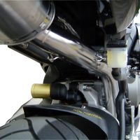 Pot echappement compatible avec Honda Cbr 1000 Rr 2004-2007, Tiburon Titanium, Échappement légal, homologué,silencieux avec db killer amovible et tuyau de liaison spécifique 