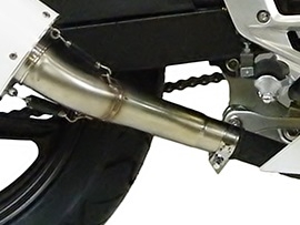 Pot echappement compatible avec Honda Cbr 300 R 2014-2016, M3 Inox , Échappement légal, homologué,silencieux avec catalyseur, db killer amovible et tuyau de liaison spécifique 