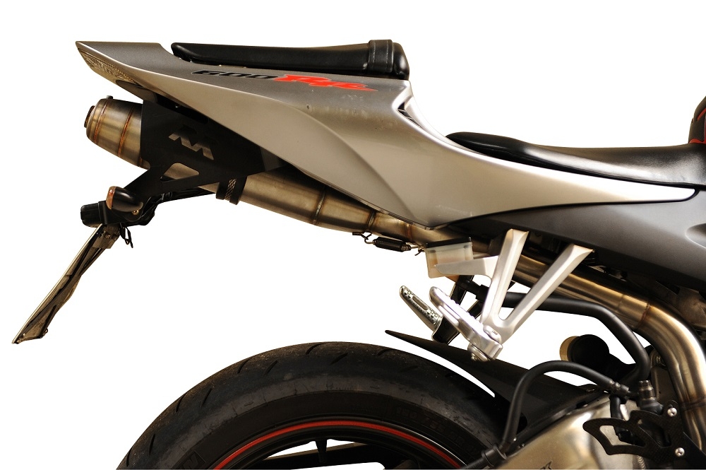 Pot echappement compatible avec Honda Cbr 600 Rr 2005-2006, Deeptone Inox, Échappement légal, homologué,silencieux avec db killer amovible et tuyau de liaison spécifique 