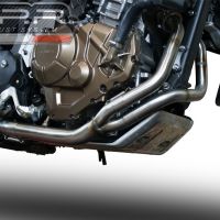 Pot echappement compatible avec Honda Crf 1000 L Africa Twin 2015-2017, Decatalizzatore, Suppresseur de cataliseu, décatalyseurr, article sans homologation 