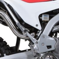 Pot echappement compatible avec Honda Crf 250 L - Rally 2017-2020, Furore Evo4 Nero, Échappement légal, homologué,silencieux avec catalyseur, db killer amovible et tuyau de liaison spécifique 