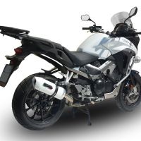 Pot echappement compatible avec Honda Vfr 800 X Crossrunner 800 2015-2016, Albus Ceramic, Échappement légal, homologué,silencieux avec db killer amovible et tuyau de liaison spécifique 