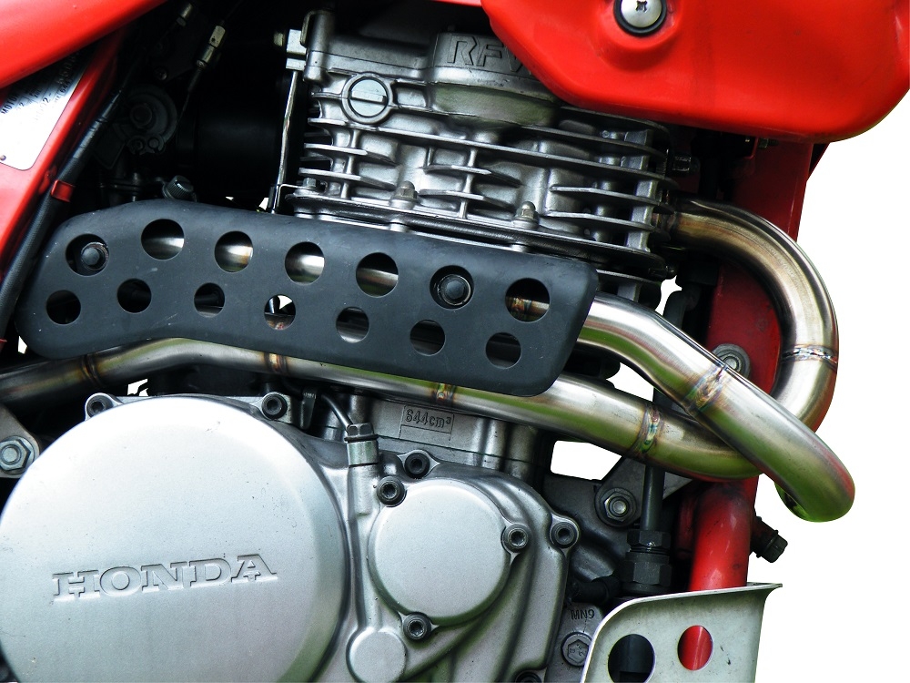 Pot echappement compatible avec Honda Dominator Nx 650 1988-2001, Decatalizzatore, Suppresseur de cataliseu, décatalyseurr, article sans homologation 