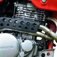 Pot echappement compatible avec Honda Dominator Nx 650 1988-2001, Decatalizzatore, Suppresseur de cataliseu, décatalyseurr, article sans homologation 