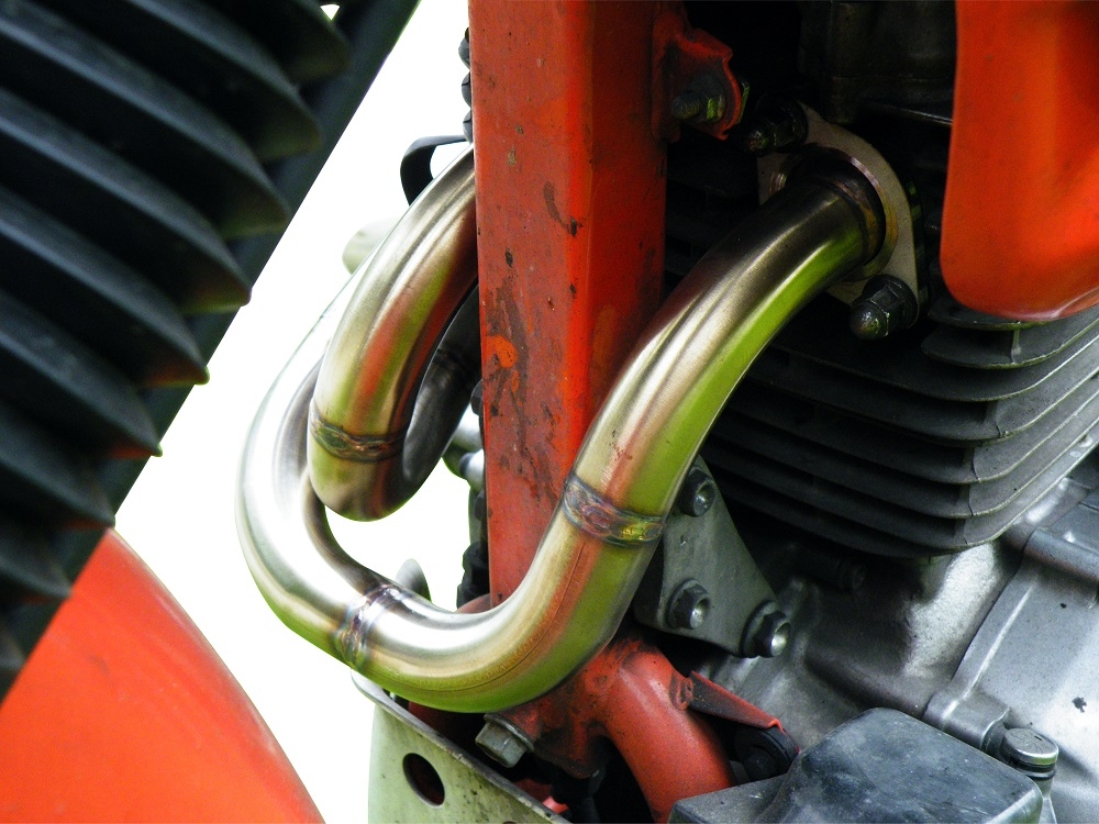 Pot echappement compatible avec Honda Dominator Nx 650 1988-2001, Decatalizzatore, Suppresseur de cataliseu, décatalyseurr, article sans homologation 