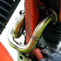 Pot echappement compatible avec Honda Dominator Nx 650 1988-2001, Decatalizzatore, Suppresseur de cataliseu, décatalyseurr, article sans homologation 