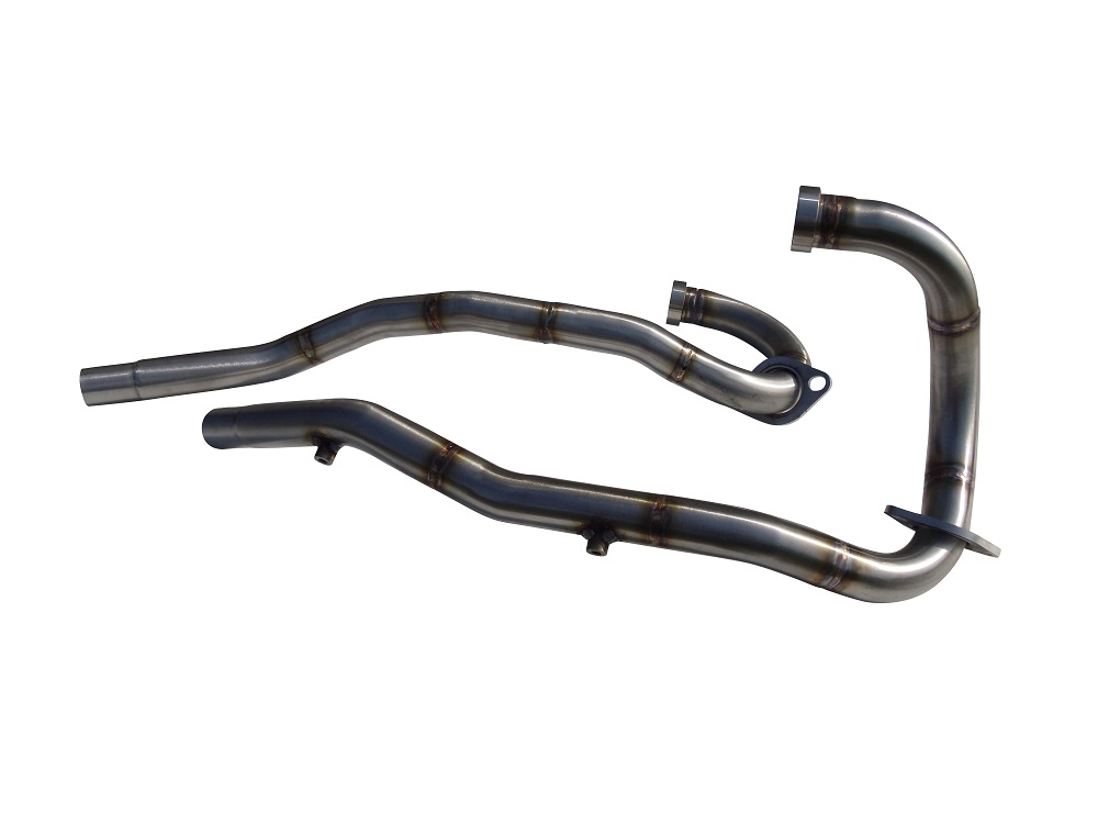 Pot echappement compatible avec Honda Dominator Nx 650 1988-2001, Decatalizzatore, Suppresseur de cataliseu, décatalyseurr, article sans homologation 