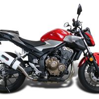 Pot echappement compatible avec Honda Cb 400 F 2013-2015, Albus Ceramic, Échappement légal, homologué,silencieux avec db killer amovible et tuyau de liaison spécifique 