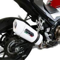 Pot echappement compatible avec Honda Cb 500 F 2021-2025, Albus Evo4, Échappement légal, homologué,silencieux avec db killer amovible et tuyau de liaison spécifique 