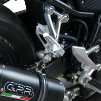 Pot echappement compatible avec Honda Cb 500 X 2016-2018, Powercone Evo, Échappement légal, homologué,silencieux avec db killer amovible et tuyau de liaison spécifique 