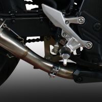 Pot echappement compatible avec Honda Cb 500 X 2016-2018, Powercone Evo, Échappement légal, homologué,silencieux avec db killer amovible et tuyau de liaison spécifique 