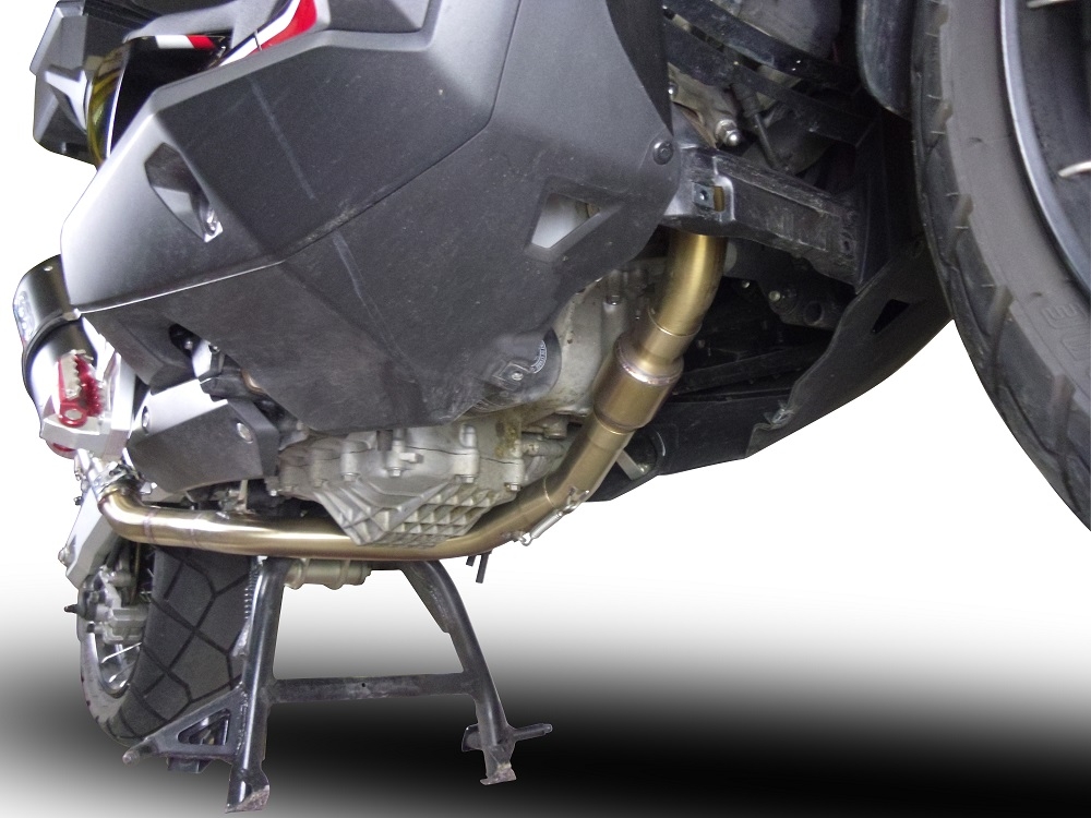 Pot echappement compatible avec Honda X-Adv 750 2016-2020, Decatalizzatore, Suppresseur de cataliseu, décatalyseurr, article sans homologation 