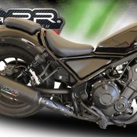 Pot echappement compatible avec Honda Cmx 500 Rebel 2021-2023, Ghisa , Échappement légal, homologué,silencieux avec db killer amovible et tuyau de liaison spécifique 