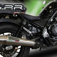Pot echappement compatible avec Honda Cmx 300 Rebel 2017-2020, Ultracone, Échappement légal, homologué,silencieux avec db killer amovible et tuyau de liaison spécifique 