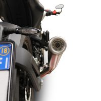 Pot echappement compatible avec Husqvarna Svartpilen 701 2018-2020, Powercone Evo, Échappement légal, homologué,silencieux avec db killer amovible et tuyau de liaison spécifique 