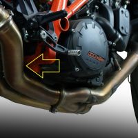 Pot echappement compatible avec Ktm Super Duke 1290 GT 2016-2021, Decatalizzatore, Suppresseur de cataliseu, décatalyseurr, article sans homologation 