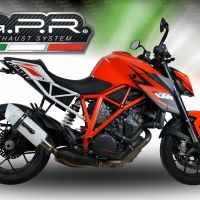 Pot echappement compatible avec Ktm Super Duke 1290 R 2014-2016, Albus Ceramic, Échappement légal, homologué,silencieux avec db killer amovible et tuyau de liaison spécifique 