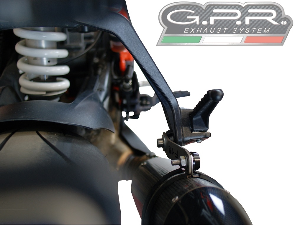 Pot echappement compatible avec Ktm Super Duke 1290 R 2014-2016, Albus Ceramic, Échappement légal, homologué,silencieux avec db killer amovible et tuyau de liaison spécifique 