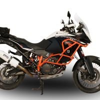 Pot echappement compatible avec Ktm LC 8 Super Adventure 1290 - S - R - T 2017-2020, Albus Evo4, Échappement légal, homologué,silencieux avec db killer amovible et tuyau de liaison spécifique 