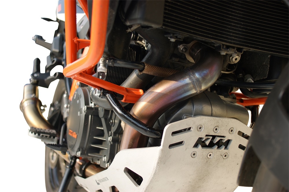 Pot echappement compatible avec Ktm Lc 8 Adventure 1090 2017-2020, Decatalizzatore, Suppresseur de cataliseu, décatalyseurr, article sans homologation 