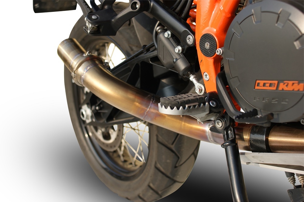 Pot echappement compatible avec Ktm Lc 8 Adventure 1090 2017-2020, Decatalizzatore, Suppresseur de cataliseu, décatalyseurr, article sans homologation 