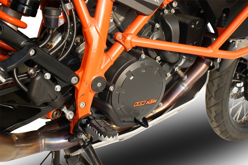 Pot echappement compatible avec Ktm Lc 8 Adventure 1090 2017-2020, Decatalizzatore, Suppresseur de cataliseu, décatalyseurr, article sans homologation 