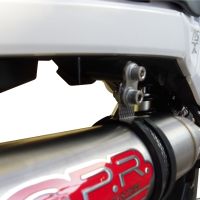 Pot echappement compatible avec Honda Msx - Grom 125 2018-2020, Deeptone Inox, Pot echappement racing, ligne complet, fourni avec collecteur spécifique, article sans homologation 