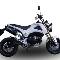 Pot echappement compatible avec Honda Msx - Grom 125 2018-2020, Furore Nero, Pot echappement racing, ligne complet, fourni avec collecteur spécifique, article sans homologation 