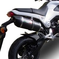 Pot echappement compatible avec Honda Msx - Grom 125 2018-2020, Furore Nero, Pot echappement racing, ligne complet, fourni avec collecteur spécifique, article sans homologation 