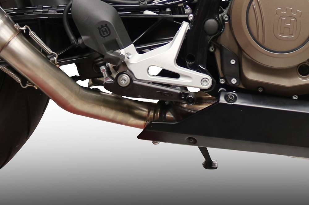 Pot echappement compatible avec Husqvarna Svartpilen 701 2018-2020, Decatalizzatore, Suppresseur de cataliseu, décatalyseurr, article sans homologation 