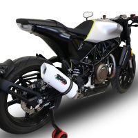 Pot echappement compatible avec Husqvarna Svartpilen 701 2018-2020, Albus Evo4, Échappement légal, homologué,silencieux avec db killer amovible et tuyau de liaison spécifique 