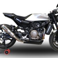 Pot echappement compatible avec Husqvarna Vitpilen 701 2018-2020, M3 Inox , Échappement légal, homologué,silencieux avec db killer amovible et tuyau de liaison spécifique 