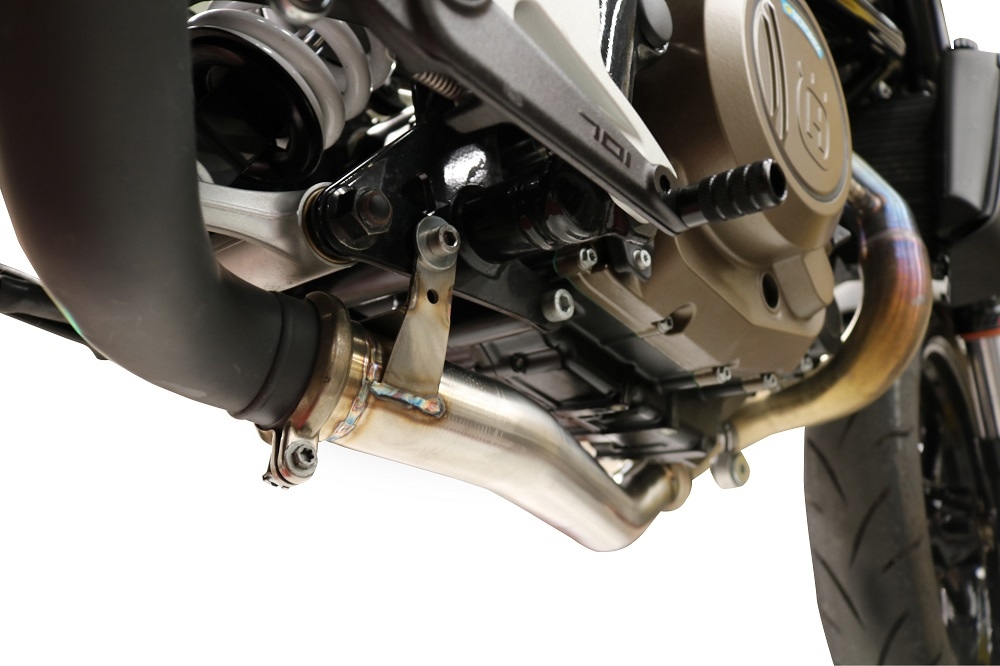 Pot echappement compatible avec Husqvarna Vitpilen 701 2018-2020, Decatalizzatore, Suppresseur de cataliseu, décatalyseurr, article sans homologation 