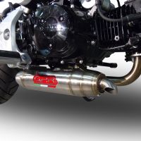 Pot echappement compatible avec Honda Msx - Grom 125 2013-2017, Deeptone Inox, Pot echappement racing, ligne complet, fourni avec collecteur spécifique, article sans homologation 